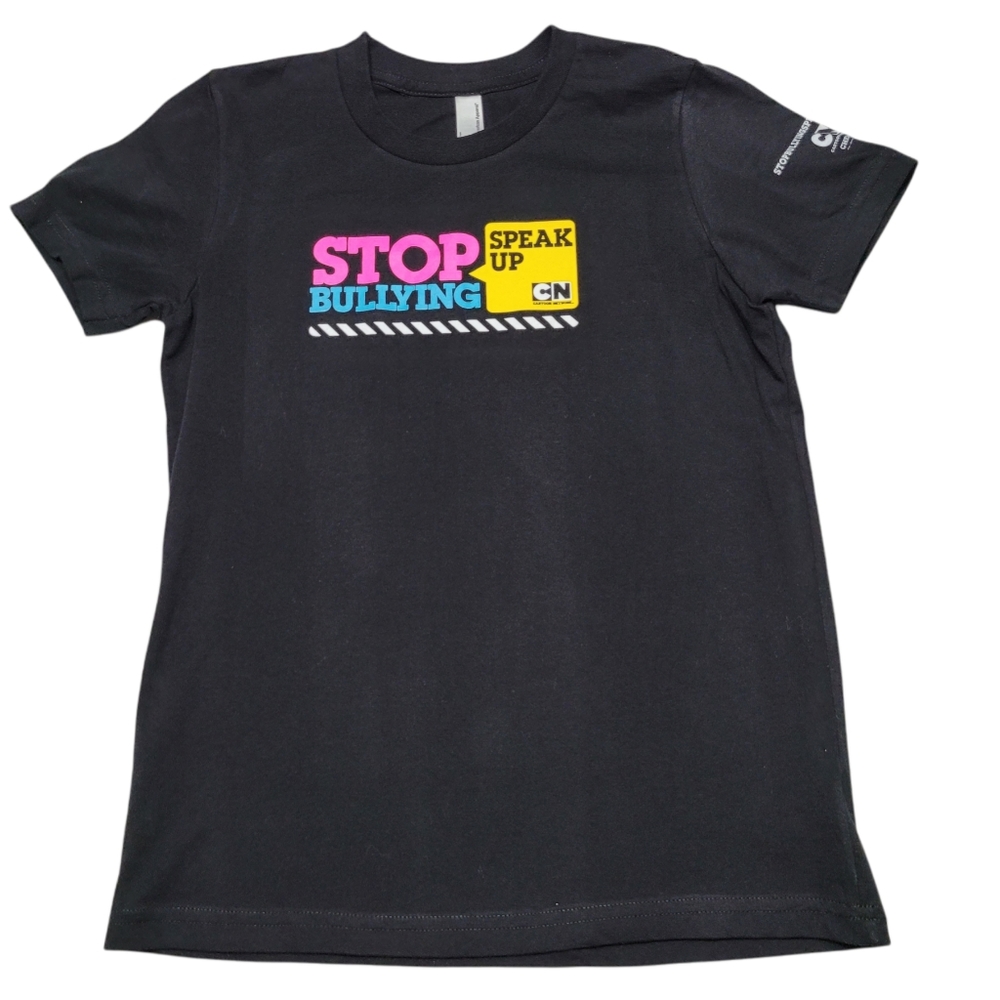 Kids Cartoon Network Stop Bulling Speak Up T- Shirt Sz 10 - Picture 1 of 4